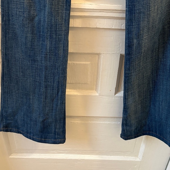 Frankie B. Vintage Rare Y2K Low Rise Blue Flare Jeans - Picture 8 of 16